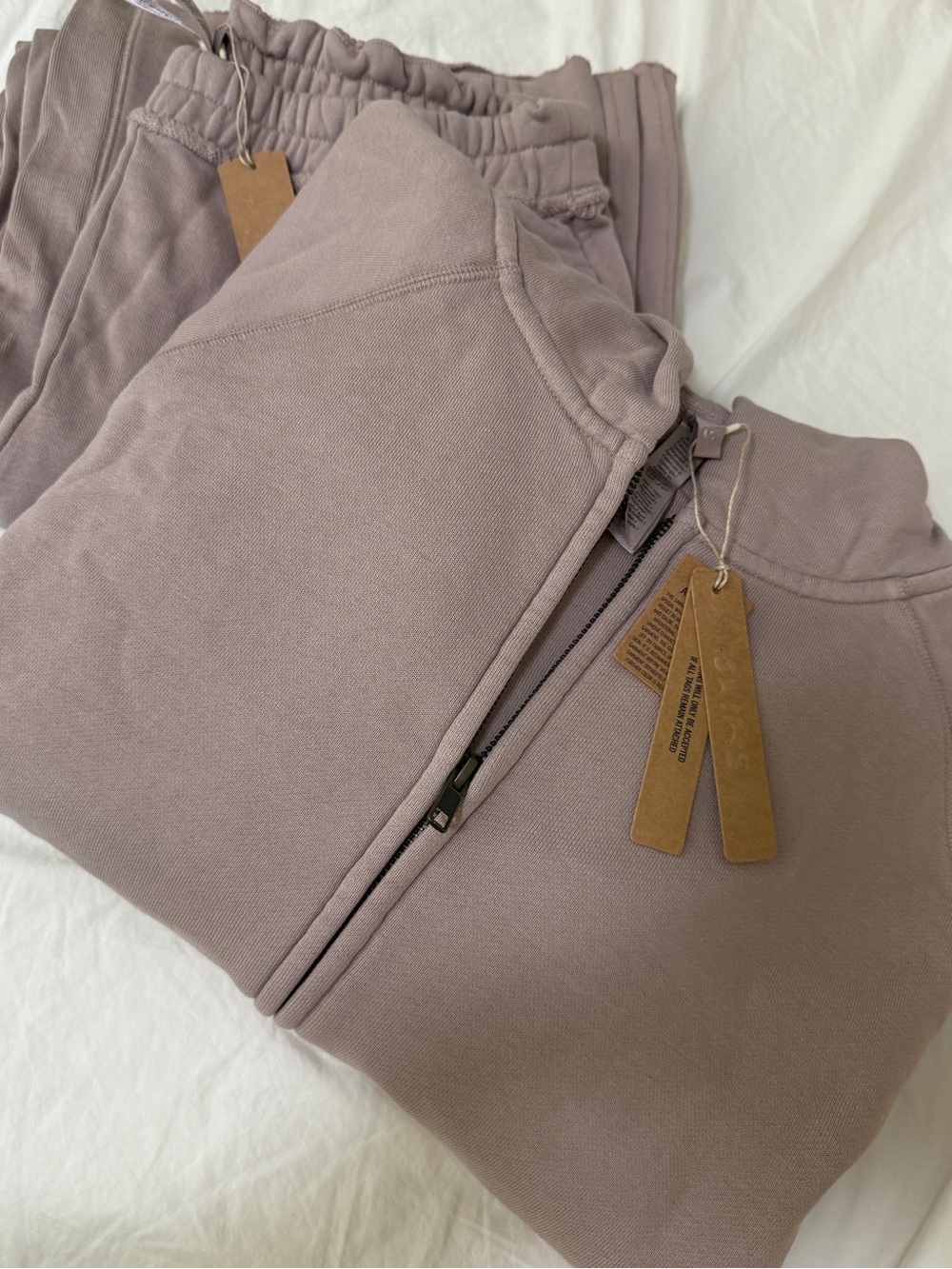 SKIMS Mauve Zip Hoodie Jacket